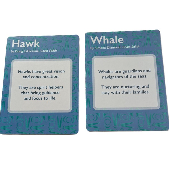 Lot of 2 Usborne Animal Stencil Cards And Salish Sea Flash Cards Educational - Picture 9 of 12